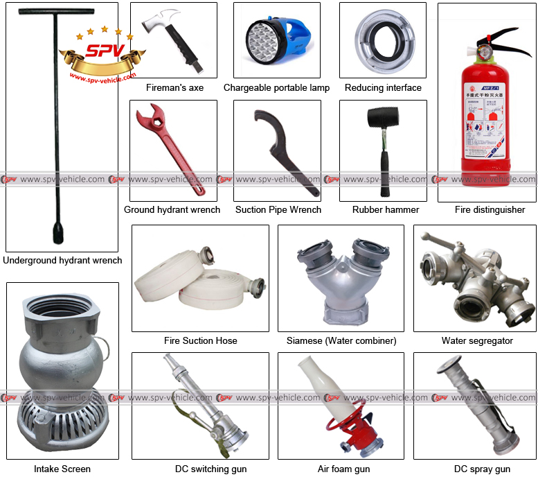 Fire Fighting Truck Accessories